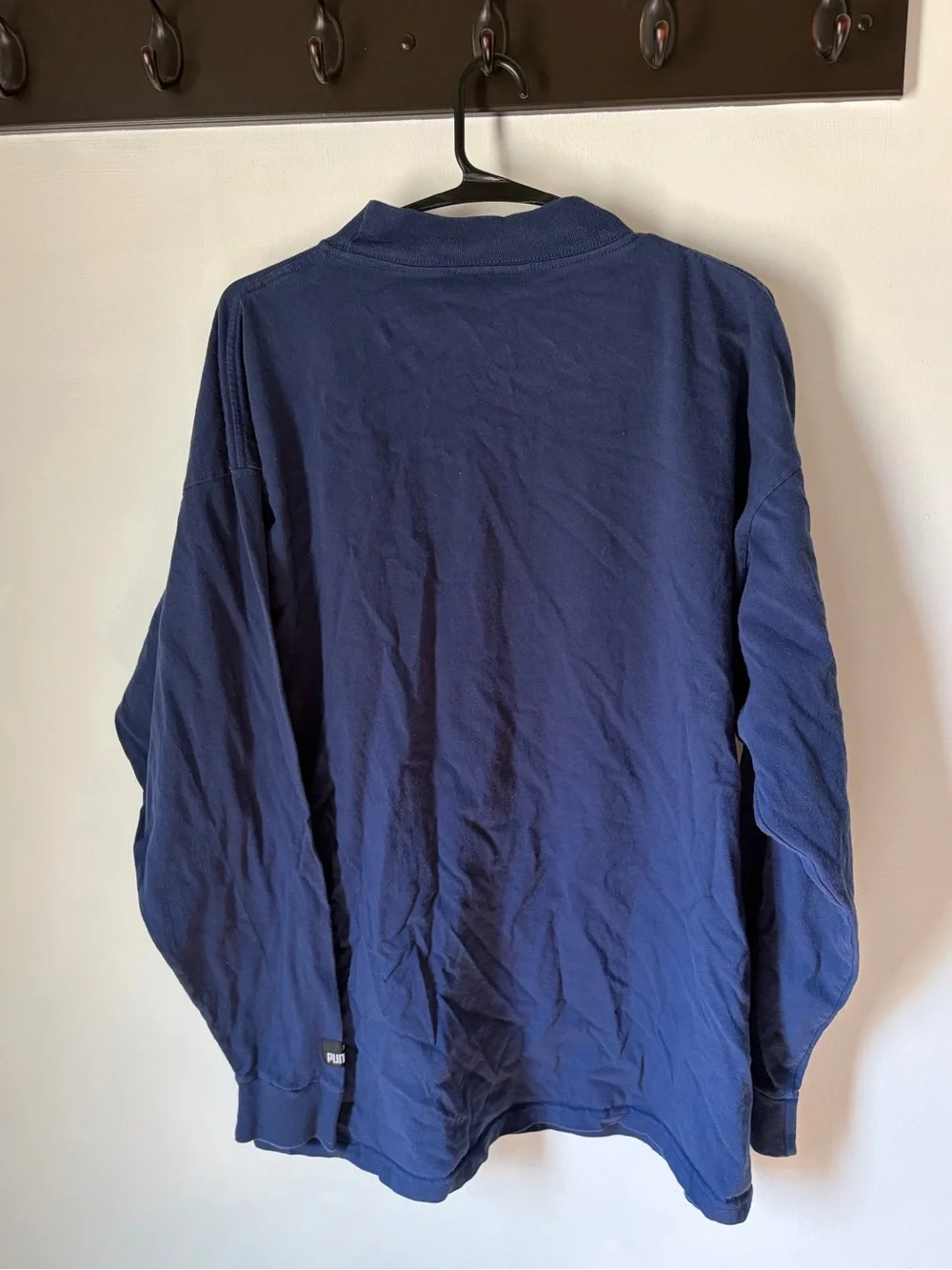Vintage Boston Red Sox mlb long sleeve partial turtle neck shirt puma brand XL